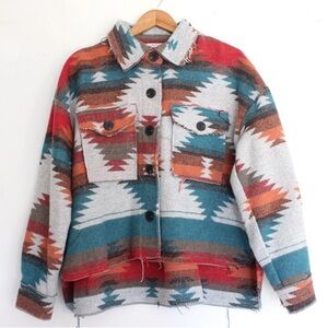 Veveret Aztec Shacket Small
